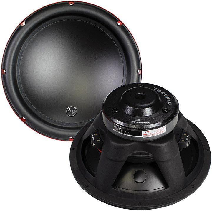 Audiopipe 10″ Woofer 300W RMS/600W Max Dual 4 Ohm Voice Coils