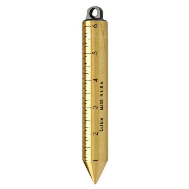 APEX LFK590GMEN Plumb Bob 1 Inch Brass SAE/Metric 0 Inch-6 Inch 0 mm-150 mm