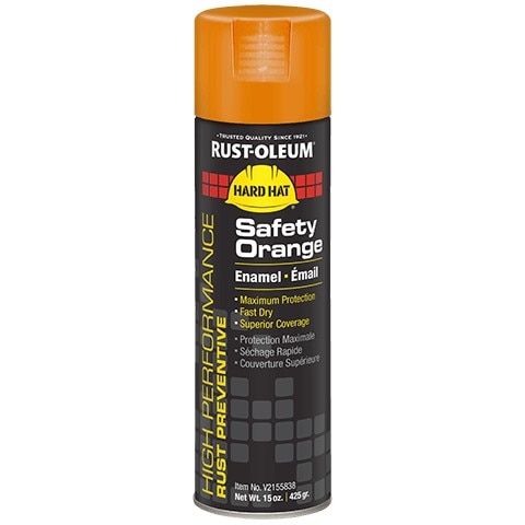 Rust-Oleum RSOV2155838 Spray Paint V2100 High Performance 15 oz Safety Orange