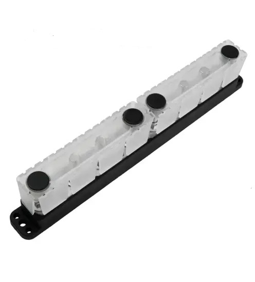 EGIS 6600-804 PowerBar - Eight M10(3/8") Studs +8 Circuits (#8) - 600 Amp Retail Pack