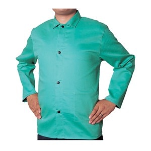 Weldas ADP33-6630M Alliance Cool FR Cotton Jacket Four snap front Green