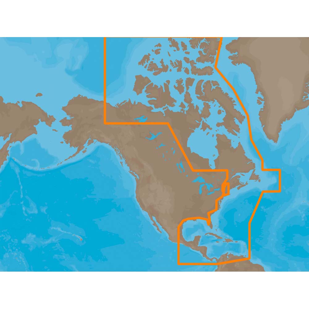 C-MAP M-NA-M033-CC NA-M033 Max MegaWide C Card Atlantic Coast, Gulf of Mexico and Caribbean