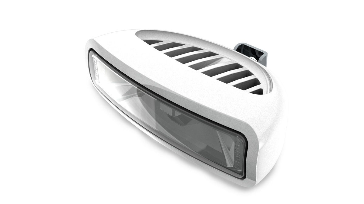 Lumitec Caprera3 Flood Light White/Blue LEDfts Dimmable Bracket Mount White 12/24v