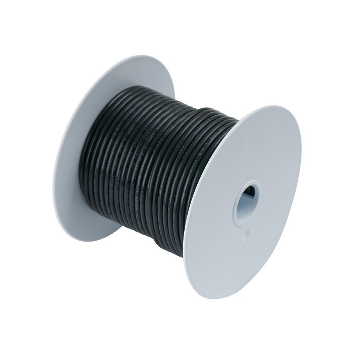 Ancor 114002 #2 Black 25ft Spool Tinned Cooper