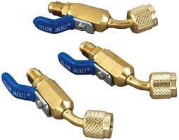 Yellow Jacket Access Valve 3-Pack Bal Vlve Adapt