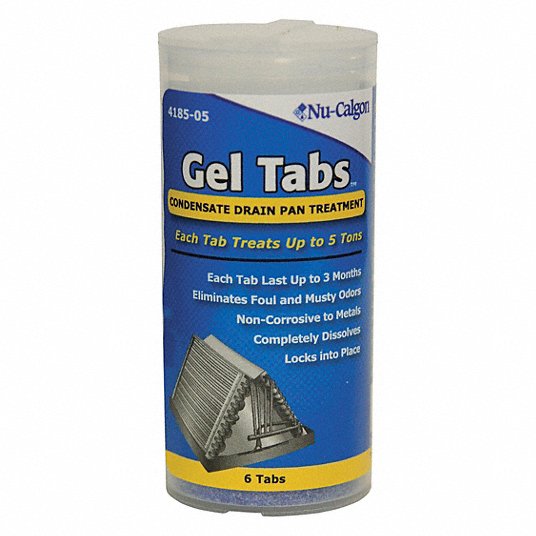 NU-CALGON 4185-05 Gel Tabs 5 Ton Cleaner for HVAC/R Systems Professional Grade
