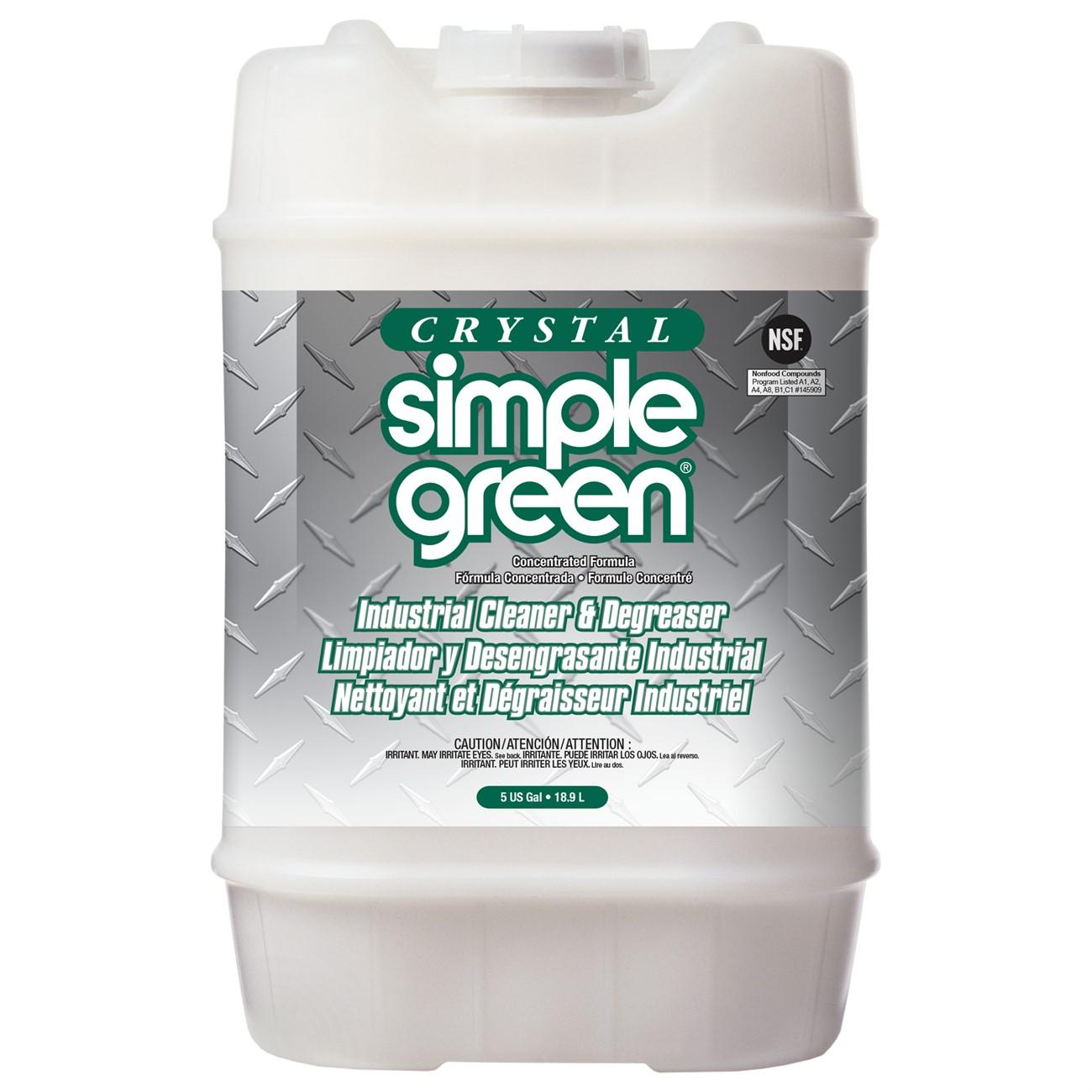 Simple Green SGN19005 Cleaner and Degreaser Crystal Biodegradable 5 gal