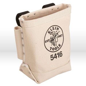 Klein Tools KLT5416T Tool Bag Bull-pin & bolt bag Tunnel loop for belts up to 3"