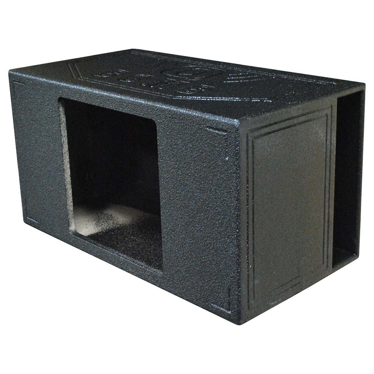 Qpower Single 15" Extra Large Vented QBOMB Square Hole