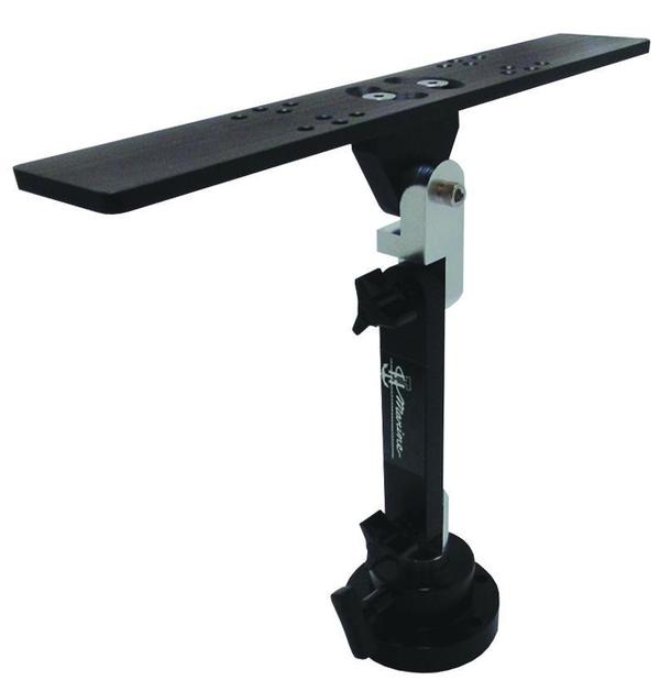 TH Marine SKLK-LALT-DP Mini Kong Mount 12in Plate 5in Arm Shock Lock