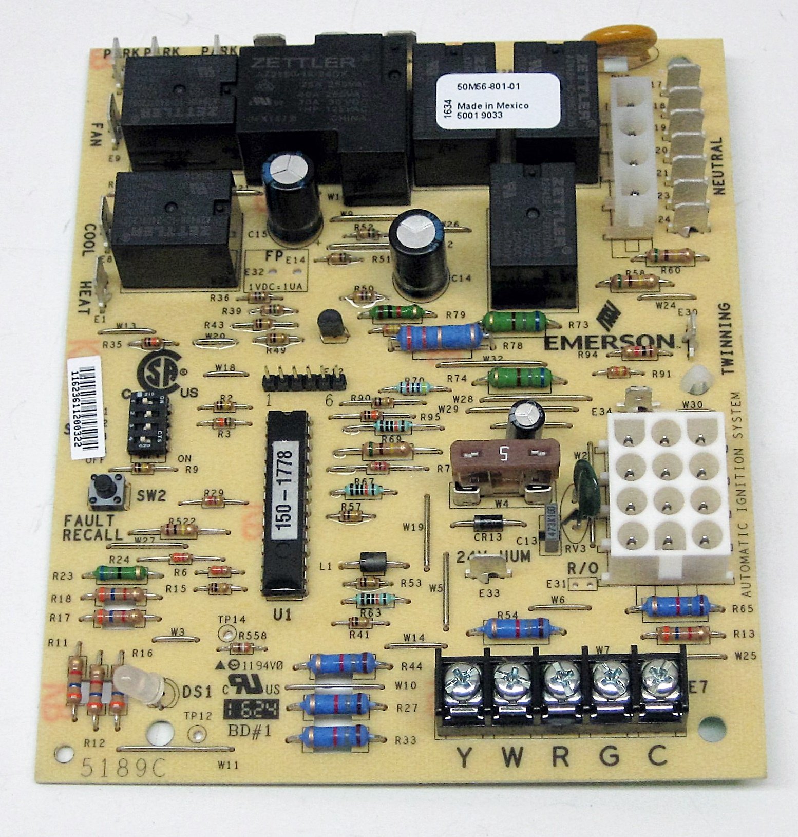 White-Rodgers 50M56U-801 Furnace Control for HVAC/R Systems Professional Grade