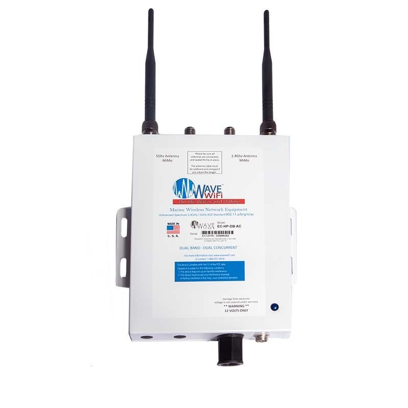 Wave EC-HP-DB-AC WiFI Spot 2 - 25ft 400UF Low Loss Cable 2 -2ft Antenna 2 Rubber Duck