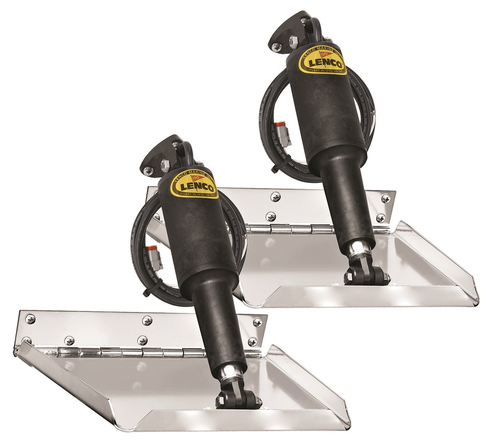 Lenco 15038-101 14inx12in Performance Trim Tab Kit 12v Requires Switch