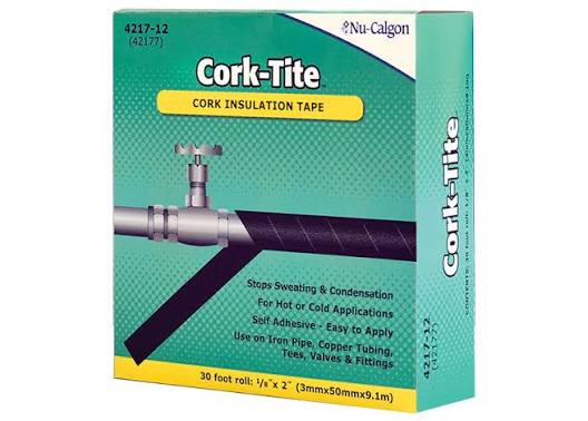 NU-CALGON 4217-12 Cork Insulation Ta Protective Supply for HVAC/R Systems