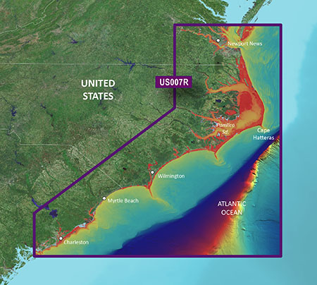 Garmin 010-C0708-00 VUS007R G3 Vision Norfolk to Charleston