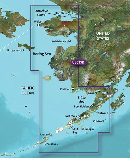 Garmin 010-C0734-00 VUS033R G3 Vision Bristol Bay - Kotzebue Sound