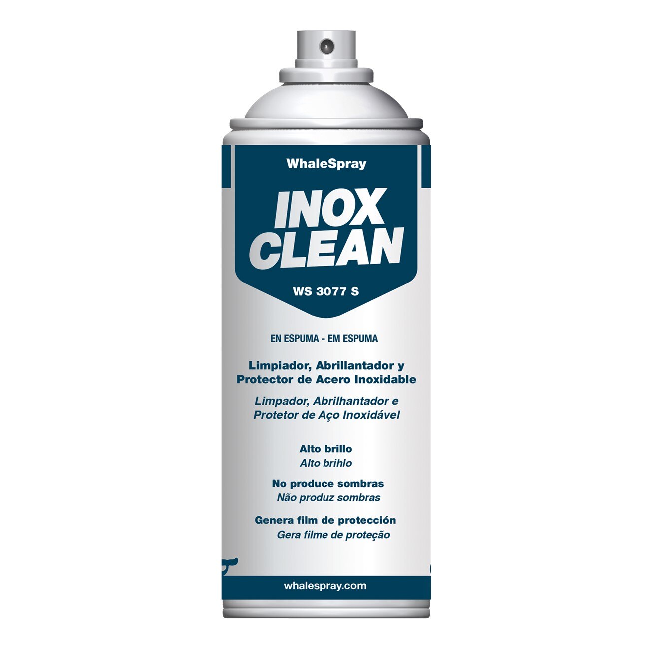 WhaleSpray WSP3077S0020 Cleaner Stainless Steel & Aluminum Inox 3077 12oz