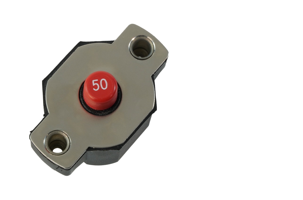 EGIS 4712-50 50A Medium Duty Push Button Circuit Breaker
