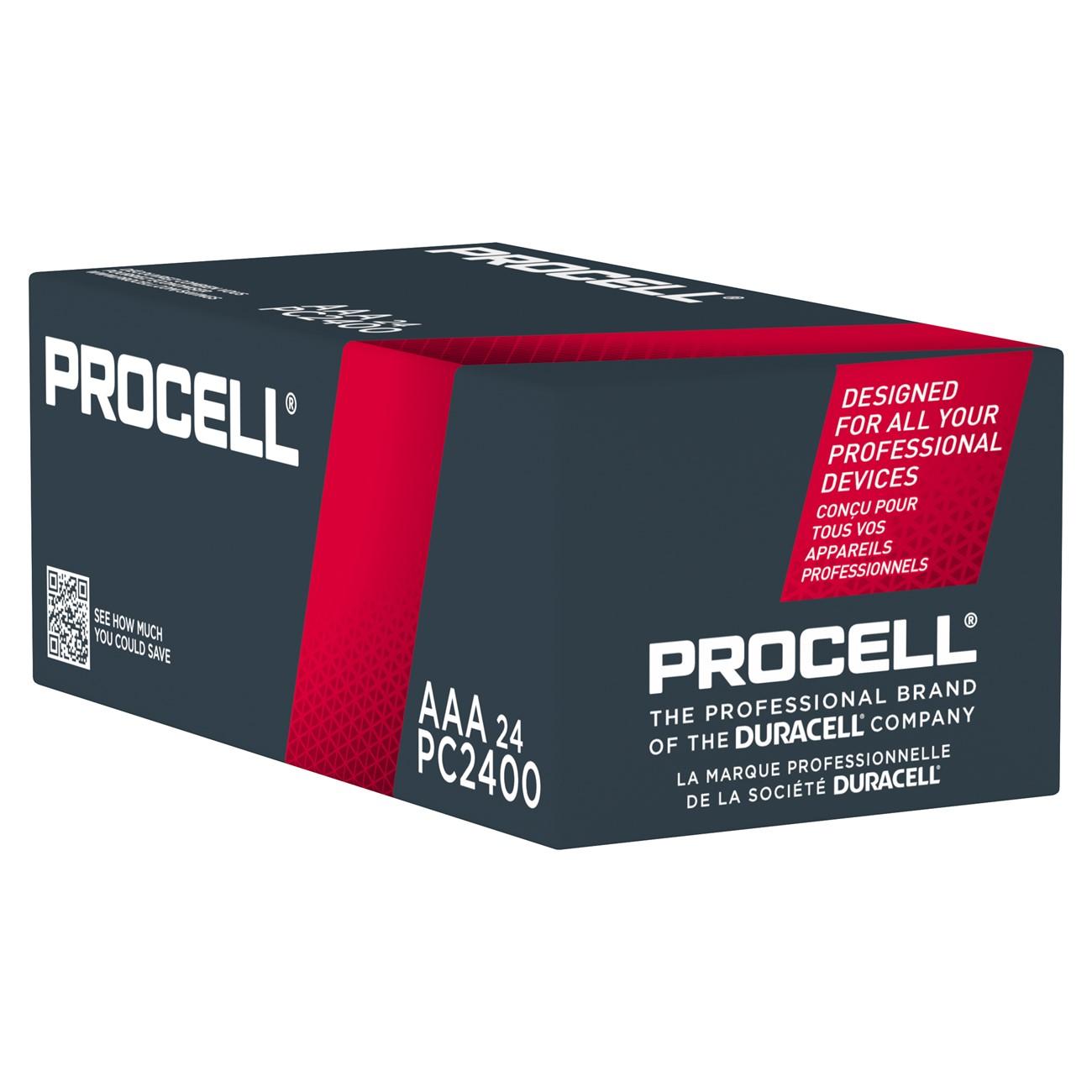 Procell DURPC2400 Alkaline Battery Bulk Constant 1.5 V AAA 1236 mAh