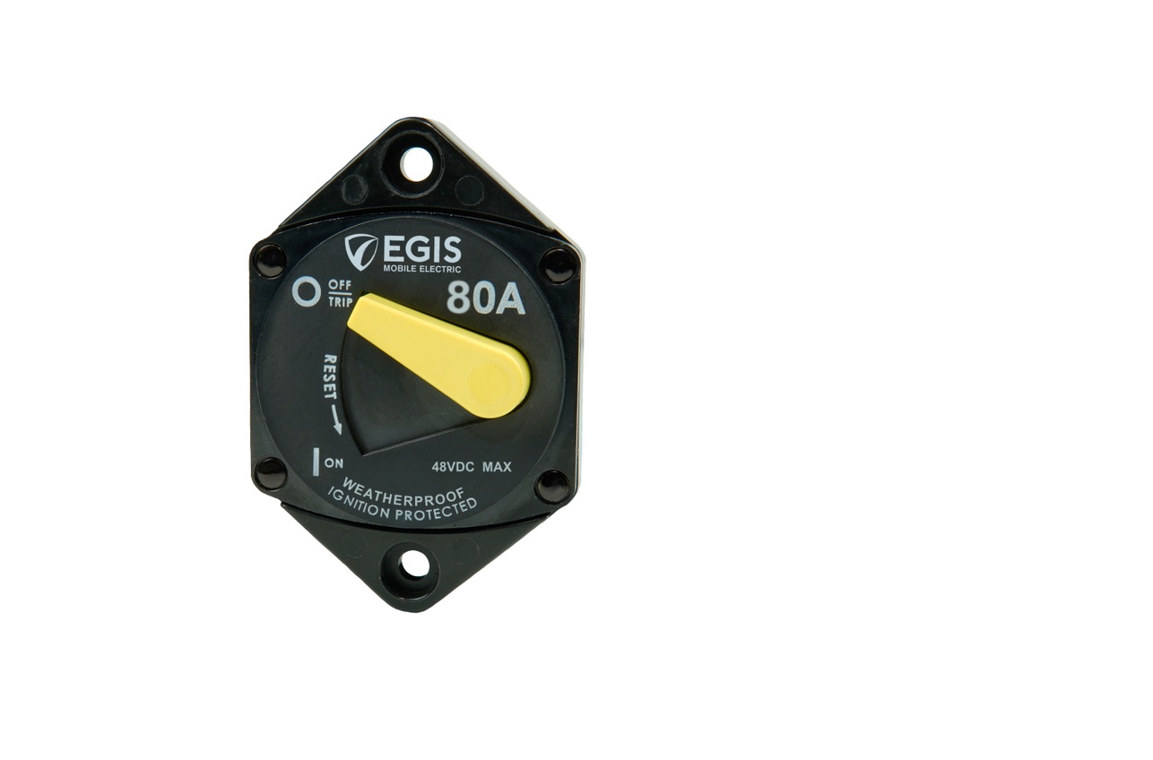 EGIS 4707-080 87-Series 80 Amp Circuit Breaker Panel Mount