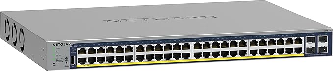 NETGEAR 52-Port PoE Gigabit Ethernet Smart Switch (GS752TP)