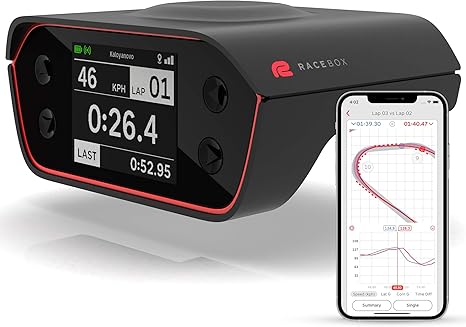 10Hz GPS Official Based Performance Meter Box with Mobile App - Car Lap Timer and Drag Meter - Racing Accelerometer Data Logger