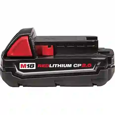 MILWAUKEE ELECTRIC TOOL 48-11-1820 Red Lithium 2.0 Compact Battery Pack, 3.3" x 6" x 5.6"