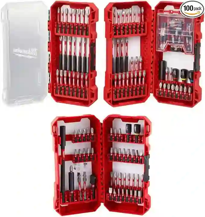 Milwaukee SHOCKWAVE Impact Duty Alloy Steel Drill and Screw Driver Bit Set (100-Piece)