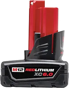 Milwaukee 48-11-2460 M12 REDLITHIUM XC6.0 Extended Capacity Battery Pack