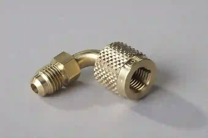 Yellow Jacket 19201 1/4" Female Qc 90 ° X 1/4" Male Flare