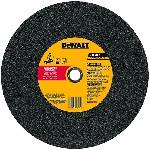 DeWalt DW8010 General Purpose Stat Cut-Off Wheel, 16-Inch X 7/64 X 1-Inch