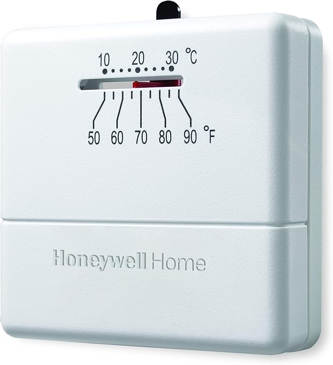 Honeywell Home CT30A1005 Standard Manual Economy Thermostat, Almond, 0.6