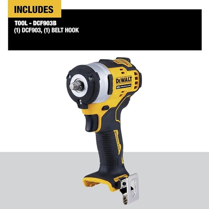 DEWALT DCF903B XTREME 12V MAX* Brushless 3/8 in. Cordless Impact Wrench (Tool Only)