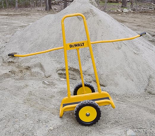 Dewalt Panel Truck Dolly Cart, 1,200-pound Weight Capacity, for Drywall, Plywood, Lumar, Sheetrock, and Doors, 7.25-inch Width Capacity, 12-inch No-Flat Wheels (DXWT-PS202)