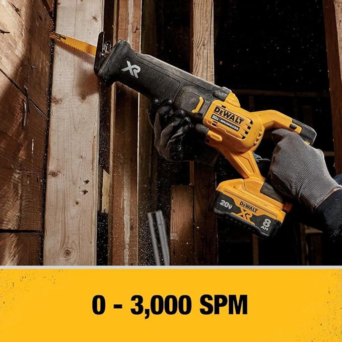 DEWALT 20V MAX XR Reciprocating Saw with Power Detect, Tool Only (DCS368B)