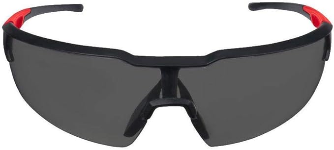 Milwaukee Anti-Fog Safety Glasses Tinted Lens Black/Red Frame 1 pc. - Case of: 1;
