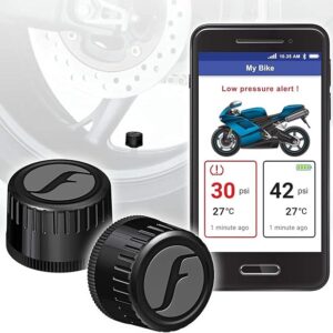 FOBO Bike 2 tire pressure monitoring system (Black)