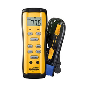 Fieldpiece ST4 Dual Temperature Meter, -58 to 2000F(-50 to 1300C)
