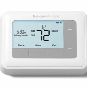 Honeywell Home RTH7560E 7-Day Flexible Programmable Thermostat-Extra-Large Backlit Display, White