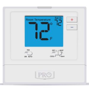 PRO1 IAQ Pro1 T721 Non-Programmable 2H/1C Heat Pump Thermostat , Blue