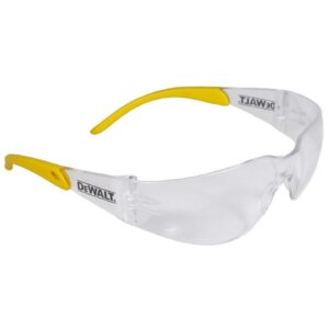 DEWALT DPG54-1C Protector??Protective Eyewear ??ANSI Z87.1+ Impact Rated ??Lightweight Universal-Fit Frame ??Flexible Rubber Temples ??Clear Lens ??1 Pair