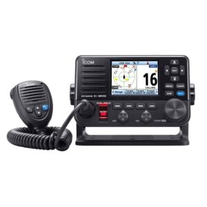 Icom M510 VHF Fixed Mount Radio with 3.5" TFT LCD Display