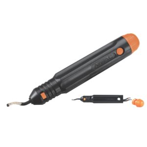 NAVAC NTD28 Copper Tubing Deburrer | Pipe Deburring Tool | Replaceable Deburring Blade | 2 Spare Blades Included | 1 Year Warranty