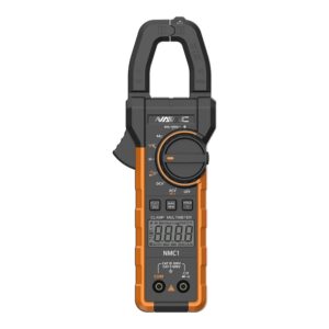NAVAC NMC1 Digital Clamp Meter - HVAC Multimeter Clamp - Backlit Display - Adjustable Large Jaw - High Precision Chip - Compact Design