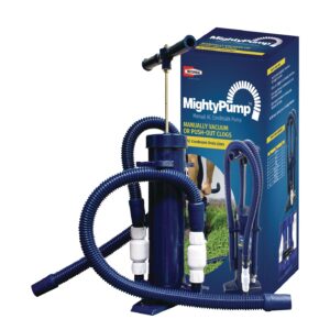 RectorSeal Mighty Pump 97795 Hand Operated A/C Condensate Pump, Easy Application, Lightweight & Heavy Duty PVC, Clears Slime, Mold, and Dirt, Easy Application, HVAC