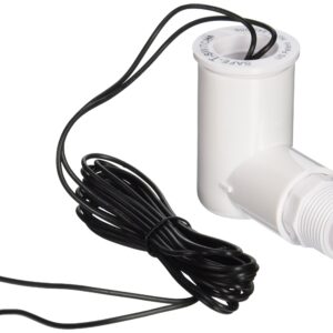 RectorSeal Safe-T-Switch 97637 Condensate Overflow Switch, Easy Access, Condensate Drain Shut Off System, Magnetic Reed Switch, HVAC, Includes 3/4" Adapter