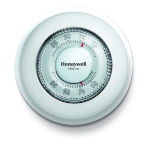 Honeywell Home CT87K1004 The Round Heat Only Manual Thermostat,Large,White,Large