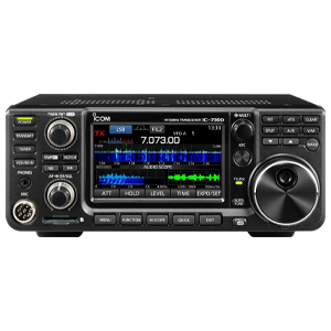 ICOM 7300 02 Direct Sampling Shortwave Radio Black