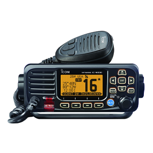 Icom IC-M330 Ultra Compact VHF Marine Transceiver Without GPS - Black