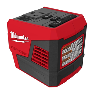 Milwaukee 2846-20 M18 18V 175W TOP-Off Li-Ion Compact Inverter Power Supply